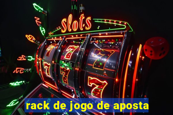 rack de jogo de aposta